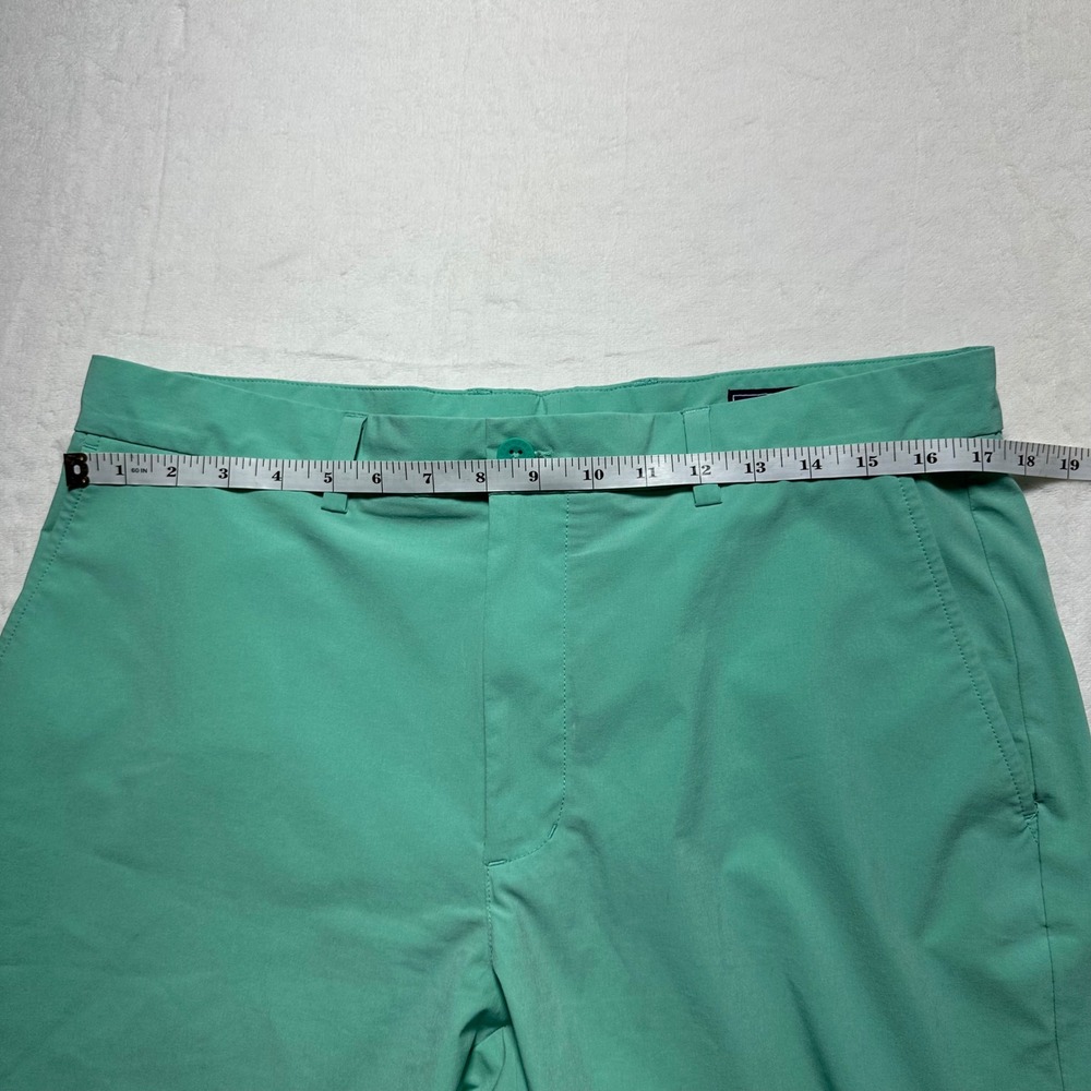 Vineyard Vines Performance Golf Breaker Shorts Size 34 Green Moisture Wicking - Picture 4 of 6